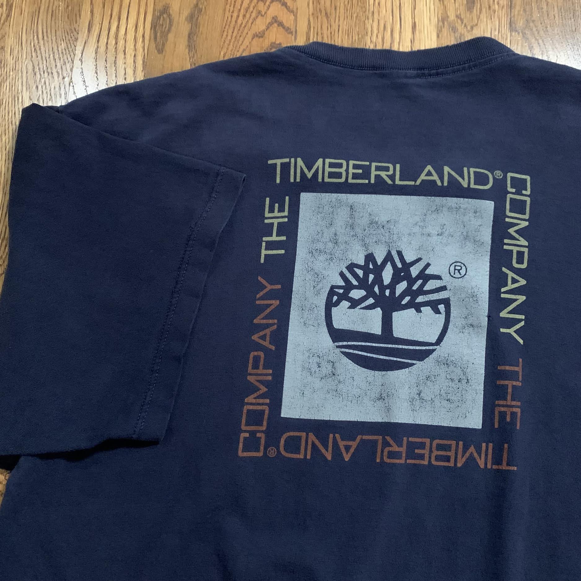 Vintage Timberland Company Navy T Shirt (Size L) — Roots